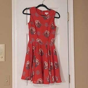 Size XS Coral sleeveless dress